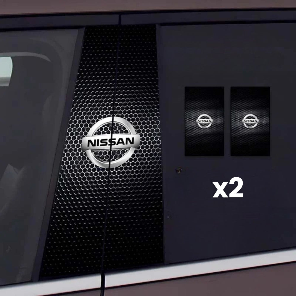 2 pegatinas para el parabrisas del coche con el logotipo