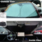 Parasol plegable para el coche con logotipo