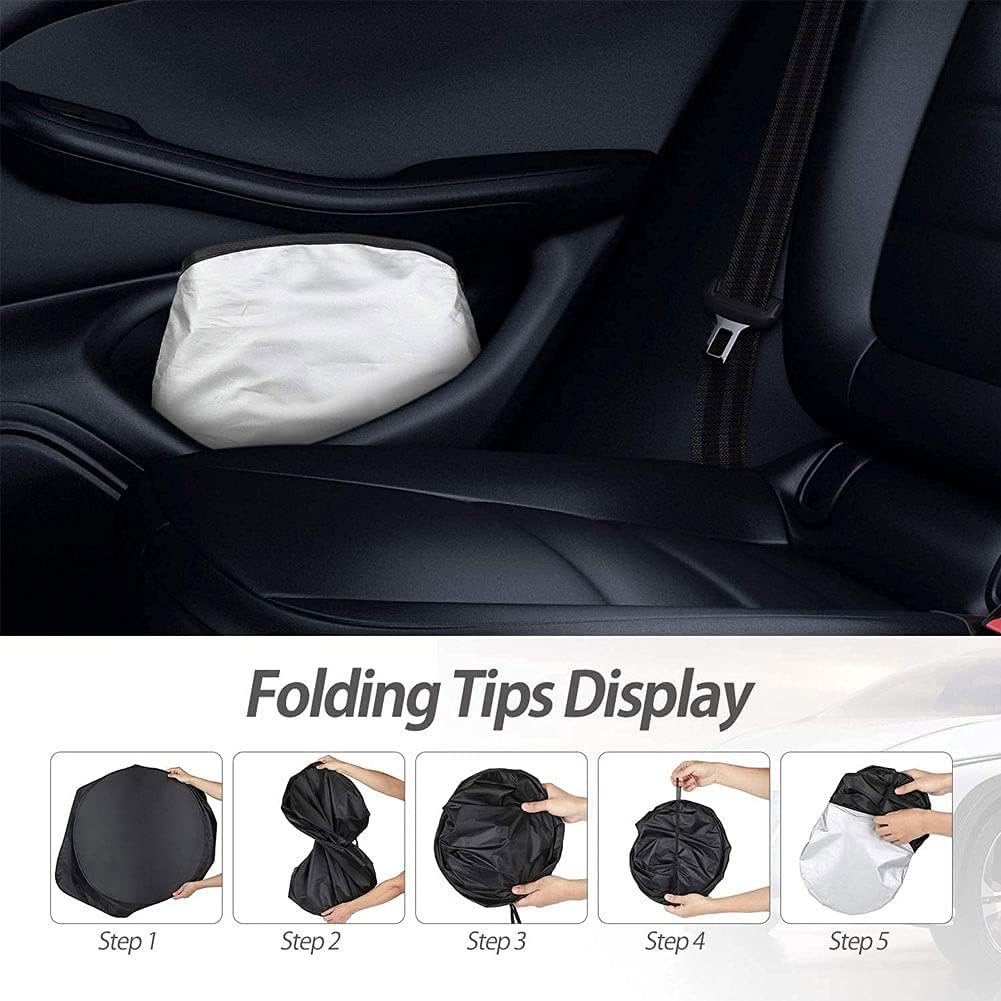 Parasol plegable para el coche con logotipo