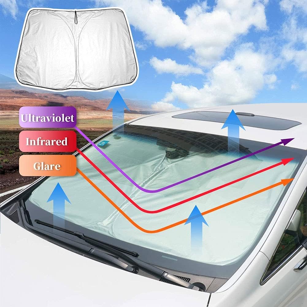 Parasol plegable para el coche con logotipo