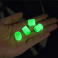 4 tapones luminosos para válvulas con logotipo de coche (universales)